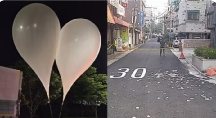 North Korea sends 300 more trash balloons south